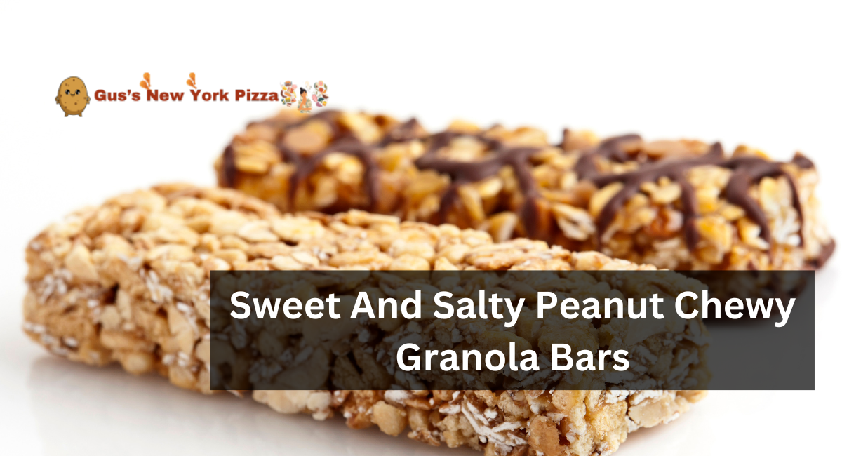 Sweet And Salty Peanut Chewy Granola Bars